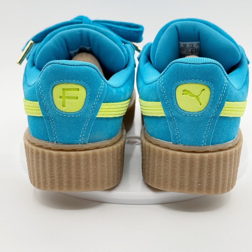 Puma Fenty X Puma Creeper Phatty Shoes Size 7.5 Womens Blue/Yellow NEW - Picture 2 of 13